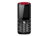 AGM M2 - Feature phone - dobbelt-SIM - RAM 32 MB / 32 MB - microSD slot - LCD-display - 240 x 320 piksler - rear camera 0,3 MP - svart og sølv