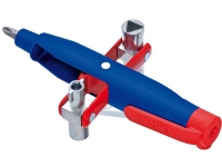 Knipex 00 11 07, Blå, Metallisk, Rød, Die-cast zinc, 2 ben, 4 hoder, 6,5,8 mm, 9 mm