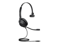 Jabra Evolve2 30 MS Mono - Hodesett - on-ear - kablet - USB-C - Certified for Microsoft Teams