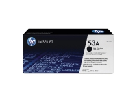 Lasertoner hp 53a q7553a, 3.000 sider, sort