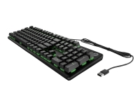 HP Pavilion Gaming 550 - Tastatur - bakgrunnsbelyst - Tysk - tastsvitsj: rød svitsj - for OMEN by HP Laptop 16 Victus 15L by HP Pavilion 32, TP01 Pavilion Gaming TG01