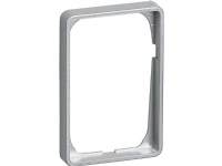 LAURITZ KNUDSEN FUGA® ramme Baseline 50 1,5 modul, stålmetallic.