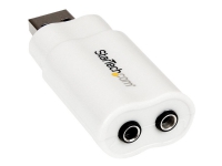 StarTech.com USB to Stereo Audio Adapter Converter - USB stereo Adapter - USB External sound Card - Laptop sound Card (ICUSBAUDIO) - Lydkort - stereo - USB 2.0 - for P/N: MU15MMS, MU6MMS