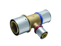 KAN-therm Press brass tee with a pressed ring 50 × 4/40 × 3.5/50 × 4 K-081106