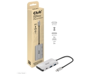 Club 3D CSV-1543 - Hub - 2 x USB 3.1 Gen 2 + 2 x USB-C 3.1 Gen 2 - stasjonær