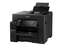 Epson EcoTank ET-5850 - Multifunksjonsskriver - farge - ink-jet - A4 (210 x 297 mm) (original) - A4 (medie) - opp til 25 spm (trykking) - 550 ark - 33.6 kbps - USB 2.0, LAN, Wi-Fi(ac) - svart