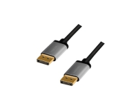 LogiLink CDA0100, 1 m, DisplayPort, DisplayPort, Hankjønn, Hankjønn, 3840 x 2400 piksler