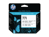 Printhoved hp 771 ce020a, 775 sider, sort og lys grå