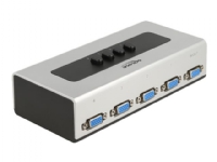 Delock - Video-splitter/svitsj - 4 x VGA - stasjonær