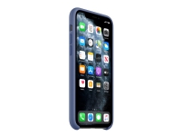 Apple - Baksidedeksel for mobiltelefon - silikon - linblå - for iPhone 11 Pro