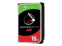 Seagate IronWolf Pro ST16000NE000 - Harddisk - 16 TB - intern - 3.5 - SATA 6Gb/s - 7200 rpm - buffer: 256 MB - med 2-års Rescue Data Recovery Service Plan