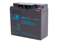 MPL MW POWER MW 20-12 UPS batteri Bly-syre-batteri AGM Vedligeholdelsesfri 12 V 20 Ah Sort