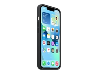 Apple - Baksidedeksel for mobiltelefon - med MagSafe - silikon - midnatt - for iPhone 13