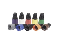 Neutrik BSX-SET/MIX Klembøsning Sort, Brun, Rød, Orange, Gul, Grøn, Blå , Violet, Grå, Hvid 10 stk