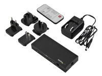 StarTech.com HDMI 2.0 Switch - 4 Port - 4K 60Hz - HDMI Automatic Video Switch Box - Multi Port Hub w/ 1 In 4 Out Functionality (VS421HD20) - Video/audio switch - 4 x HDMI - stasjonær - for P/N: SVA5H2NEUA