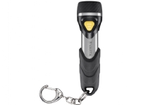 Varta Day Light Key Chain Light, Nøkkelringslommelykt, Aluminium, Sort, ABS syntetisk, Aluminium, Gummi, LED, 1 lamper, 12 lm