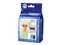 Brother LC3217 Value Pack - 4-pack - svart, gul, cyan, magenta - original - blekkpatron - for Brother MFC-J5330, J5335, J5730, J5930, J6530, J6935 Business Smart Pro MFC-J6930