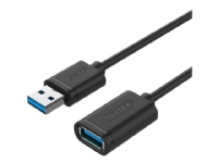 Unitek Y-C456GBK - USB-forlengelseskabel - USB-type A (hann) til USB-type A (hunn) - USB 3.0 - 50 cm - svart