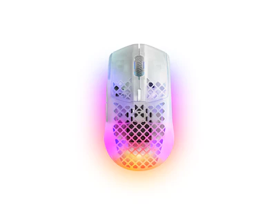 SteelSeries Aerox 3 Ghost trådløs gamingmus