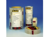 Kontortape Scotch 550 transparent 15mm x 33m - (33 meter pr. rulle x 10 ruller)
