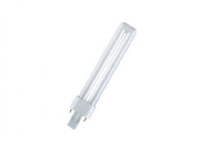 Osram Dulux S, 5 W, G23, T12, 10000 timer, 250 lm, Kjølig hvit