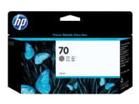 HP 70 - 130 ml - grå - original - DesignJet - blekkpatron - for DesignJet Z3100, Z3100 GP, Z3100ps GP, Z3200, Z3200ps