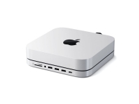 Satechi ST-MMSHS, USB 3.2 Gen 1 (3.1 Gen 1) Type-A, USB 3.2 Gen 1 (3.1 Gen 1) Type-C, MicroSD (TransFlash), Sølv, 198,1 mm, 198,1 mm