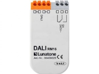 DALI relæ modul med 8 ampere skiftekontakt. Til on/off styring af lyskilder eller 230V el-apparater. Kan placeres i lampeudtaget.