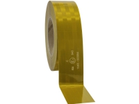 3M 943-71 743878 Mikroprismatisk advarselsmarkering Gul reflekterende 50 m (L x B) 50 m x 51 mm