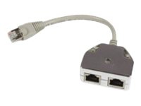MicroConnect Y-ADAPTER - Nettverksplitter - RJ-45 (hann) til RJ-45 (hunn) - dobbeltisolert
