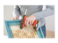 BLACK+DECKER BDCGG12N-XJ - Varmsmeltelimpistol - trådløs - uten batteri - 12 V - Uten batteri og opplader