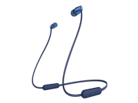 Sony WI-C310 - Øreproptelefoner med mik. - i øret - Bluetooth - trådløs - Blå