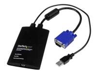 StarTech.com USB Crash Cart Adapter - File Transfer & Video - Portable Server Room Laptop to KVM Console Crash Cart (NOTECONS02) - KVM-svitsj - 1 x KVM port(s) - 1 lokalbruker - stasjonær