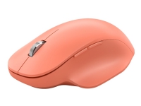 Microsoft Bluetooth Ergonomic Mouse - Mus - ergonomisk - optisk - 5 knapper - trådløs - Bluetooth 5.0 LE - fersken