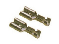 LAPP 63501010 Fladstik-kabelsko Med fastlåsning Stikbredde: 6.3 mm Stiktykkelse: 0.8 mm 180 ° Uisoleret 100 stk