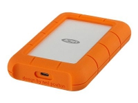 LaCie Rugged USB-C - Harddisk - 4 TB - ekstern (bærbar) - USB 3.1 Gen 1 (USB-C kontakt) - oransje