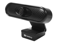 Sandberg USB Webcam 1080P HD - Nettkamera - farge - 2 MP - 1920 x 1080 - 1080p - lyd - USB 2.0