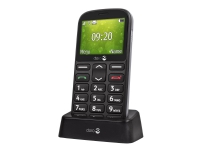 DORO 1362 - Funksjonstelefon RAM 8 MB - microSD slot - LCD-display - 240 x 320 piksler - rear camera 2 MP - svart