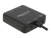 Delock 4K compact - HDMI-lydsignalutskiller - svart