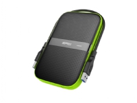 SILICON POWER Armor A60 - Harddisk - 2 TB - ekstern (bærbar) - 2.5 - USB 3.2 - Gen. 1. - svart