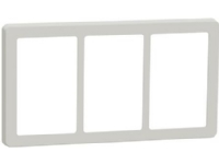 LAURITZ KNUDSEN FUGA Base 63 designramme 3x1,5 modul, lysegrå.