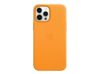 Apple - Baksidedeksel for mobiltelefon - med MagSafe - lær - california-valmue - for iPhone 12 Pro Max