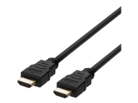 DELTACO - Ultra High Speed - HDMI-kabel - HDMI hann til HDMI hann - 2 m - svart - 4K 120 Hz støtte, 8K 60Hz støtte