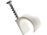 SCHNEIDER ELECTRIC Skrueclips TCS-C3 hvid Til 10-14mm kabler med Phillips® PH2 krydskærv - (100 stk.)