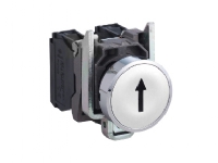 Schneider Electric XB4BA3341, Pushbutton switch, Koblet med ledninger (ikke trådløs), Hvit, Zamak, IP66, IP67, BV CSA DNV GL LROS (Lloyds register of shipping) RINA UL listed