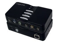 LogiLink USB Sound Box Dolby 7.1 8-Channel, 7.1 kanaler, USB