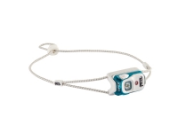 Petzl Bindi, Hodebåndslommelykt, Teal, Hvit, Knapper, IPX4, Lade, CE