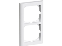 LAURITZ KNUDSEN LK FUGA® Antibakteriel ramme Softline 63 2 modul hvid.