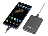 Intenso XS20000 - Strømbank - 20000 mAh - 3.1 A - 2 utgangskontakter (USB, USB-C) - svart