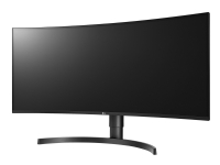 LG 34WN80C-B - LED-skjerm - kurvet - 34 - 3440 x 1440 UWQHD @ 60 Hz - IPS - 300 cd/m² - 1000:1 - HDR10 - 5 ms - 2xHDMI, DisplayPort, USB-C
